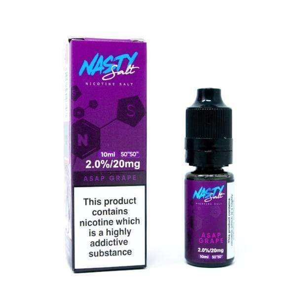 Asap Grape E-Liquid by Nasty Salt Review